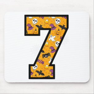 Number 7 Funny Meme Saying 6 7 Six Seven Halloween Mouse Pad
