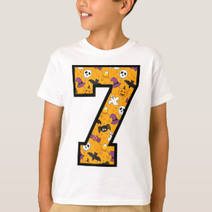Number 7 Funny Meme Saying 6 7 Six Seven Halloween T-Shirt
