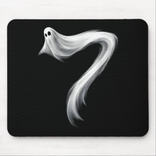 Number 7 Ghost Funny Six Seven 67 Halloween Meme  Mouse Pad