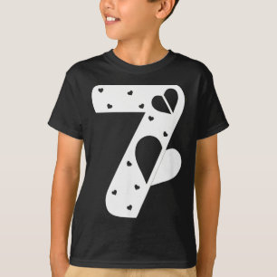 Number 7 Hearts Love 67 Couple Matching Christmas T-Shirt