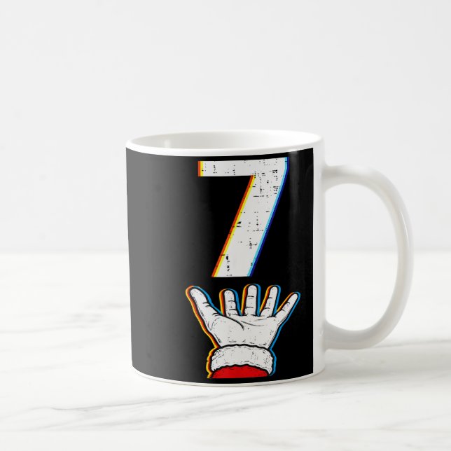 Number 7 Matching 67 Meme Christmas Pajamas Men Wo Coffee Mug (Right)