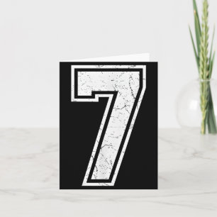 Number 7 Matching 67 Meme Costume Men Women Kids  Card
