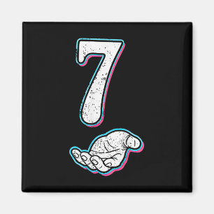 Number 7 Matching 67 Meme Halloween Costume Men Wo Magnet