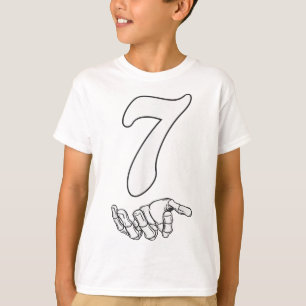 Number 7 Matching 67 Meme Halloween Costume Men Wo T-Shirt