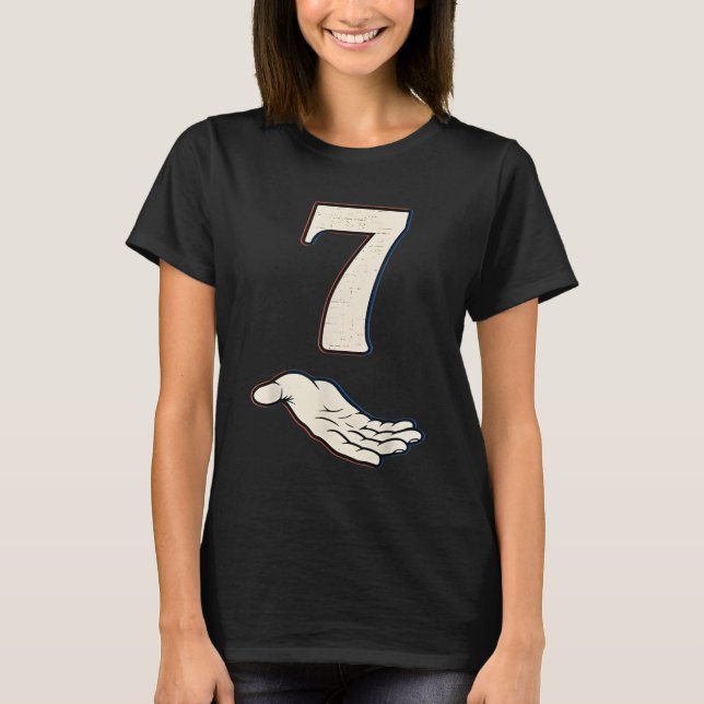 Number 7 Matching 67 Meme Halloween Costume Men Wo T-Shirt (Front)