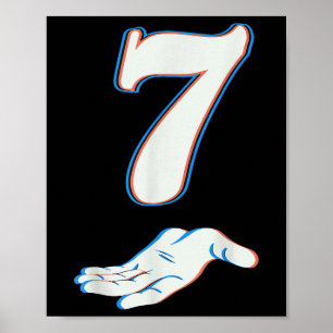 Number 7 Matching 67 Six Seven Meme Couple Hallowe Poster