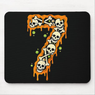 Number 7 Six Seven 6 7 Meme Funny Design Couples H Mouse Pad