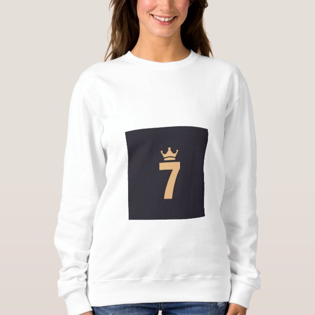 number 7 tshirt with god design on the back (Front)