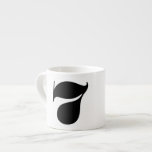 Number 7 Typography Espresso mug<br><div class="desc">Modern typography number 7 espresso mug. Create a numbered series for a stylish look for mugs on open shelving in you kitchen or coffee bar.</div>