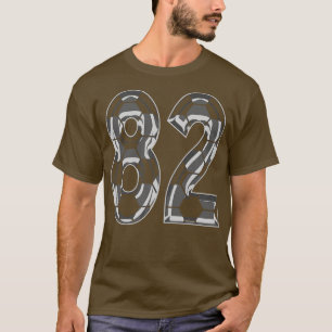 Number 82 Jersey 82 Mum Player Fan 3 T-Shirt