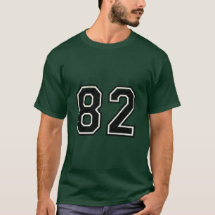 Number 82 Varsity Sports Jersey 82nd Birthday T-Shirt