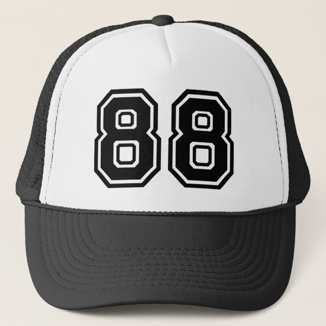 Number 88 Classic Trucker Hat (Front)