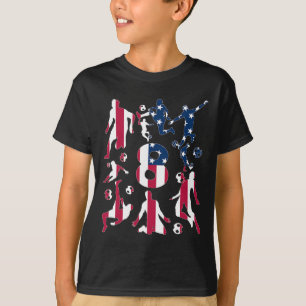 Number 8 Years Soccer 8th Birthday T-Shirt