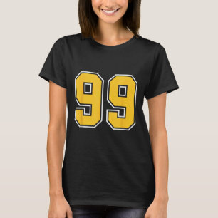 Number 99 Football Team Uniform Sport Jersey Men W T-Shirt