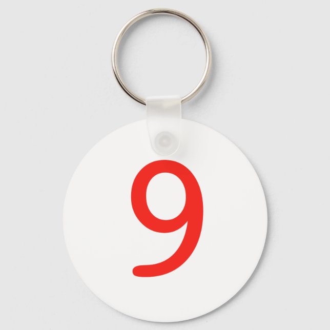 Number 9 key ring (Front)