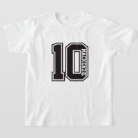 Number And Name Personalised 