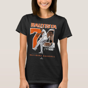Number and Portrait Felix Bautista Baltimore MLBPA T-Shirt