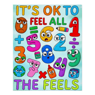 Number Day 2026 Green Calculator Math Design Poster