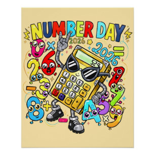 Number Day 2026 Maths Poster for Kids UK Classroom