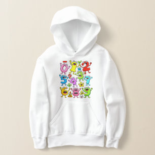 Number Day Funny Cartoon Numbers Hoodie