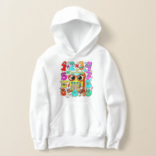 Number Day Kids Hoodie   Cute Maths Numbers