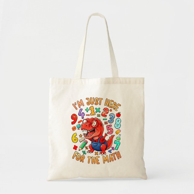 Number Day Tote Bag | Funny Maths Numbers (Front)