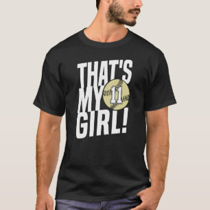 Number Eleven That's My Girl 11 Softball Mum Dad F T-Shirt