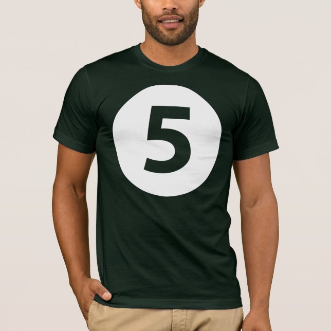 Number five T-Shirt (Front)