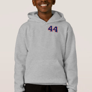 Number Forty Four 44 Sports Jersey Hoodie