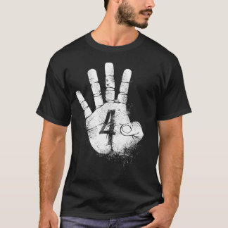 NUMBER FOUR 4 Fantastic ways to say Hello Academy T-Shirt