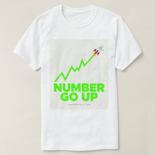 NUMBER GO UP - Bitcoin Men's T-Shirt