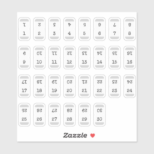 Number Index Dividers Numeric Side Tabs Foldable (Sheet)