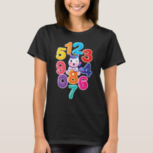 Number Learning calculator costume matc day Math O T-Shirt