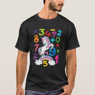 Number Learning calculator costume matc day Math O T-Shirt