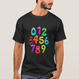 Number Learning calculator costume matc day Math O T-Shirt