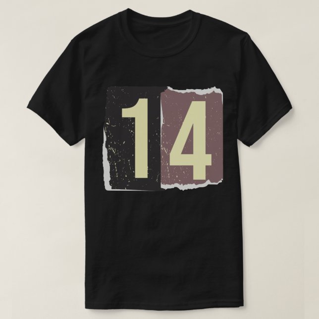 Number Magazine Ransom 14 T-Shirt (Design Front)