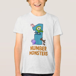 Number Monsters Kids Shirt – Fun Cartoon Math Frie