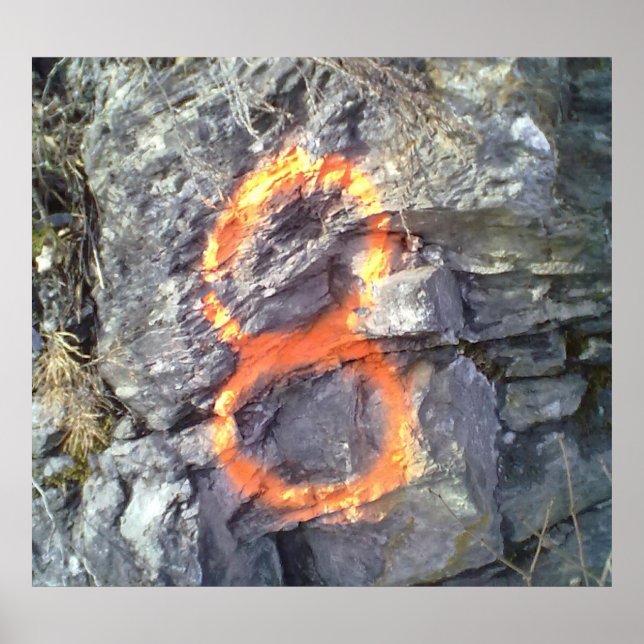 Number Mountain 8 Poster (Front)