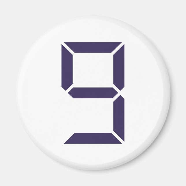 Number - Nine - 9 Magnet (Front)