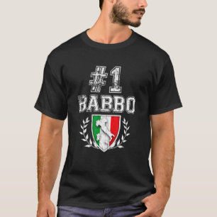 Number One Babbo! Vintage Italian Father's Day T-Shirt