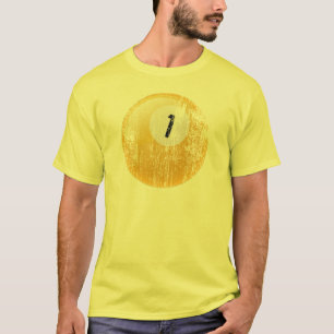 NUMBER ONE BILLIARDS BALL - AGED AND ERODED T-Shirt