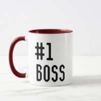 Number One Boss Custom Christmas Gift for Boss