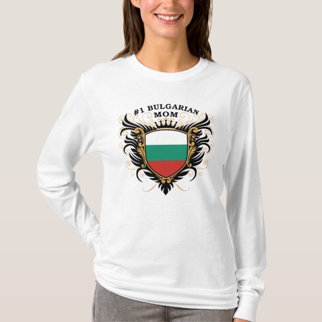 Number One Bulgarian Mum T-Shirt (Front)