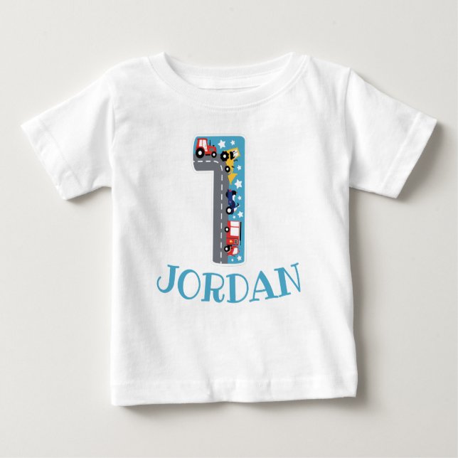 NUMBER ONE CHILD 1ST BIRTHDAY BABY T-Shirt (Front)