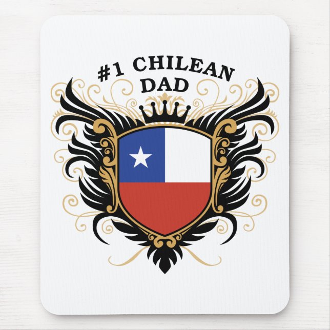 Number One Chilean Dad Mouse Pad (Front)