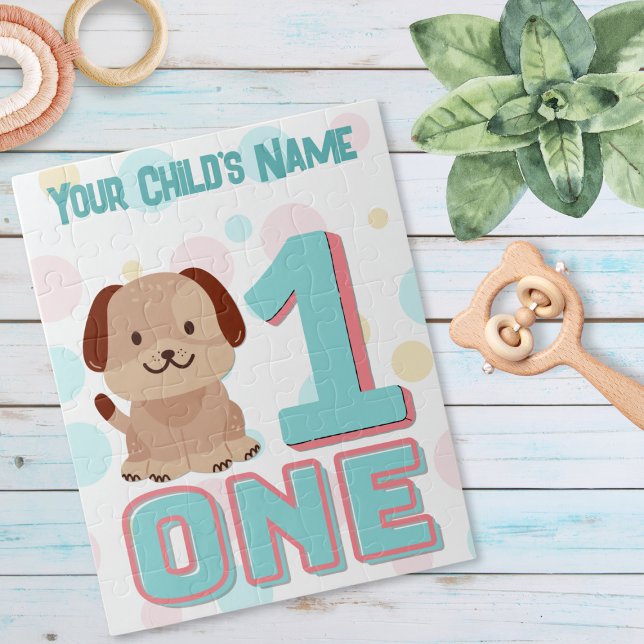 Number One Cute Dog Puzzle |  Personalised (Creator Uploaded)