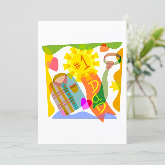 Number One Dad Invitation (Creator Uploaded)