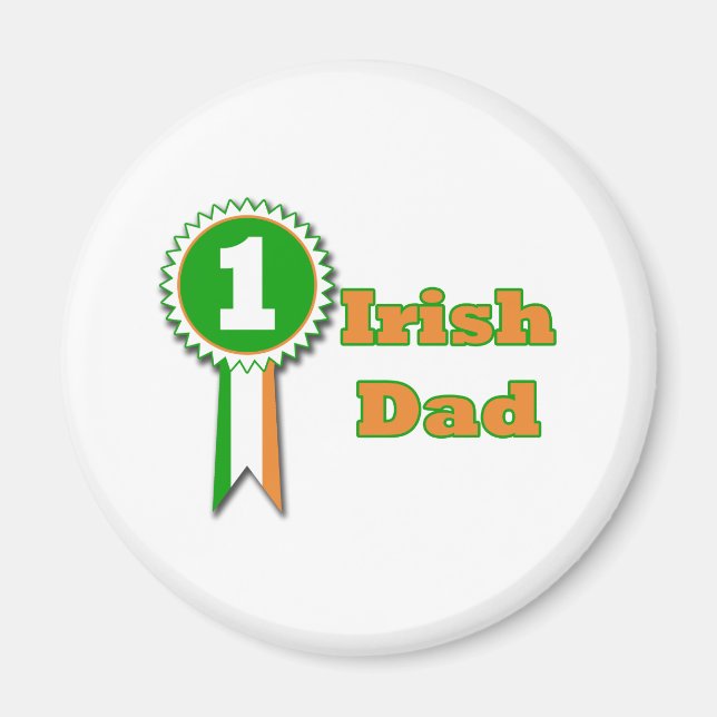 Number One Dad Magnet (Front)