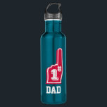Number One Dad Sports Fan Fathers Day 710 Ml Water Bottle<br><div class="desc">Show your love of Dad on Father's Day with this cute gift. Proclaim to all that your Sporty Papa is Number One! What a way to make a papa proud! Embrace your humour and love on this special day and even add your own custom message. Great for Father's Day, New...</div>