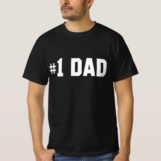 Number One Dad T-Shirt (Front)
